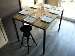 Table Haute Bois De Palette Et Metal Dining Table Home Decor Decor