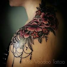 Pin By Nicole Marold On Inkspiration Cover Up Tattoos For Women Lace Tattoo Rose Shoulder Tattoo