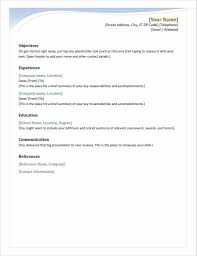 Simple or basic doesn't have to be a bad thing. Simple Resume Format Download In Word 2021 Microsoft Word Free Resume Format Free Download Simple Resume Template