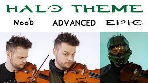 Halo theme on violin