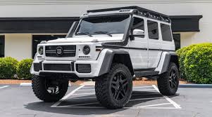 1 Of 1 Polar White Brabus G550 4x4 For Sale Mercedes Benz G Class Mercedes G Wagon White Mercedes Benz