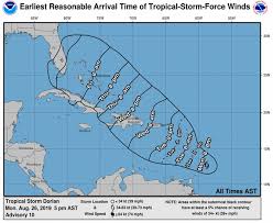 Interests elsewhere in the windward islands, leeward islands, the virgin islands, puerto rico, the dominican republic. The Latest Tracking Tropical Storm Dorian From Barbados Loop Barbados