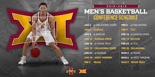 The official twitter account for the iowa basketball team. Iowa State Men S Basketball On Twitter Iowa State S Big 12 Schedule Announced Https T Co Uz1dvv8ti2 Cyclones