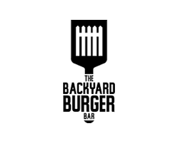 Tab gıda olarak, girişimci bir ruha ve başarma hırsına. Logo Backyard Burger Bar Logo Restaurant Farm Logo Design Logo Food