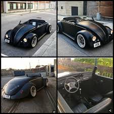 Here, designer danni koldal has transformed a 1961 volkswagen beetle into a sleek, black matte roadster that could quickly be owned by bruce wayne in any batman movie. 1961 Roadster Awesomecarmods