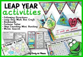 Fun leap year fact for kids a leap year occurs every 4 years. Leap Year Activities Teaching Resources