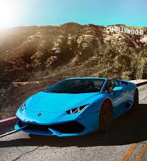 Blue Nila Huracan Spyder Rwd Lp 610 4 Lamborghini Sports Cars Luxury Hot Cars