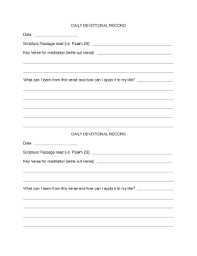 To grasp the basics of the christian life (basic theology) 8. Fillable Online Devotional Form Pdf Free Bible Study Lessons Fax Email Print Pdffiller