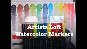 artists loft watercolor markers