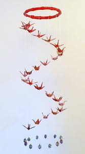 Origami Crane Spiral Origami Crane Origami Mobile Origami Art