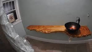 You have adjacent space for your white has always been a favorite for any floating bathroom vanity. Floating Shelf Natural Edge Vanity Created With One Of Our Big Leaf Maple Live Edge Wood Slabs By Customer Cathi Gilma Live Edge Wood Live Edge Wood Bathroom