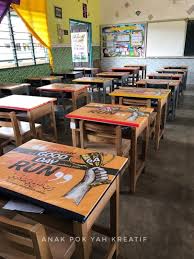 Tahukah bapak dan ibu guru, ternyata tata letak meja dan kursi di dalam ruang kelas mempengaruhi kegiatan belajar. Apyk Resources 33 Biji Meja Sudah Berbalut Kemas Kelas Facebook