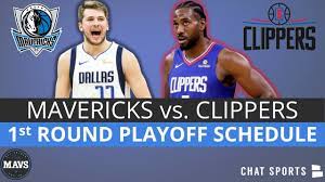 Kawhi leonard led the way for the clippers as per usual, finishing with 35 points and 10 rebounds. Dallas Mavericks First Round Playoff Schedule 2020 Nba Playoffs Mavericks Vs Los Angeles Clippers Youtube
