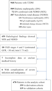 Recipes and tips for diabetics with kidney problems. Development And Validation Of A Predictive Model For End Stage Renal Disease Risk In Patients With Diabetic Nephropathy Confirmed By Renal Biopsy Peerj