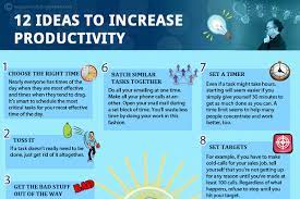 12 Great Tips To Increase Productivity At Work - Brandongaille.com