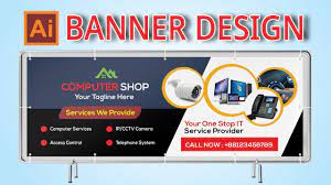 Computer shop banner vectors and psd free download. Computer And Internet Banner Design