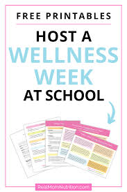 How To Host A Fun Cheap Wellness Week At School School Wellness Kids Wellness Healthy School