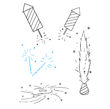 Many people like to play games. How To Draw Fireworks Really Easy Drawing Tutorial
