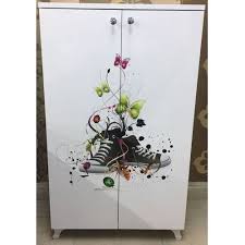 Ahsap Ayakkabilik 4 Katli 2 Kapakli Baskili Beyaz Ucretsiz Kargo 379197321 Ladder Decor Ayakkabilik Evler