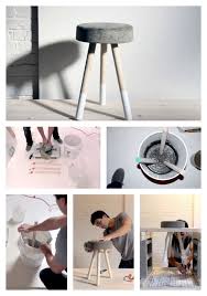 servicio desactivado cement diy diy stool concrete diy