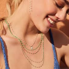 Classic Gigi Neon necklace, Rose Gold, 45 cm