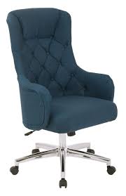 Ave Six Ariel Tufted High Back Desk Chair With Wraparound Arms And Chrome Base Klein Azure In 2020 Most Comfortable Office Chair Best Office Chair White Leather Dining Chairs
