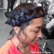 Why settle for just a single french braid when you can intertwine it with another cute braid style? 50 Natural And Beautiful Goddess Braids To Bless Ethnic Hair In 2020