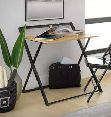 The desktop's elegant teak color will add some aesthetic value to your space. Best Folding Desks 26 Fold Up Desks