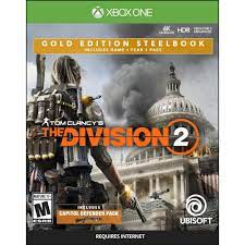 Tom Clancy S The Division 2 Gold Edition Steelbook Xbox One Tom Clancy Tom Clancy The Division Xbox One