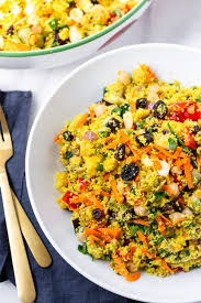 Israeli couscous salad, a delicious and a refreshing salad made with israeli couscous, chickpeas, tomatoes, cucumbers, minced garlic, fresh parsley and mint, red onion, kosher salt, ground black pepper, and a refreshing mediterranean lemon and olive oil. Moroccan Couscous Salad Cooking For My Soul