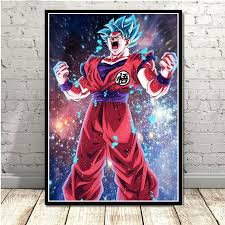 Secret of selfishness) is a very rare and highly advanced mental state. Poster And Prints New Dragon Ball Z Super Goku Ultra Instinct Mastered Anime Wall Art Painting Wall Pictures For Room Home Decor Buy At The Price Of 2 99 In Aliexpress Com