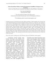 Tahap pengangguran yang tinggi akibat penghijrahan menjadikan purata yang berkerja dalam isi rumah amat terhad. Pdf Faktor Kemiskinan Bandar Terhadap Pembangunan Pendidikan Golongan Lewat Kembang Factors Of Urban Poverty Towards The Development Of Late Bloomer S Education