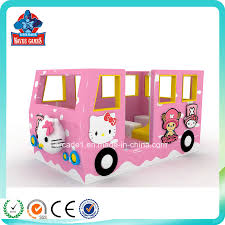 Hot Item Popular Colorful Adj Indoor Plastic Bus Kids Soft Play