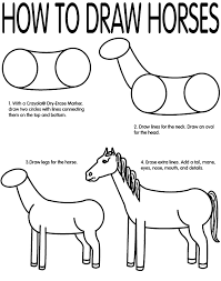 How To Draw Horses On Crayola Com Horse Drawings Horse Coloring Pages Animal Drawings