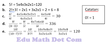 = 5 x 4 x 3 x 2 x 1 = 120. Permutasi Dan Kombinasi Materi Smk Kelas Xii
