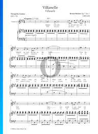 Back to berlioz libretti main page. Villanelle Sheet Music Piano Voice Pdf Download Streaming Oktav