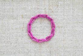 Several sewing professionals widely use it for filling in shapes, outlining, making curves, and spirals in fabric. How To Work The Chain Stitch In Embroidery