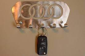 Audi Key Holder Rack Cars Performance Audi Tt Audi A3 Audi R8 Leash Holder Hat Rack Metal Key Holder Metal Key Rack Metal Wal Key Holder Audi Audi Tt