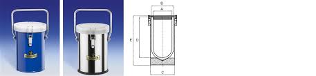 Dewar De Transport En Aluminium Ou Inox Vase Dewar
