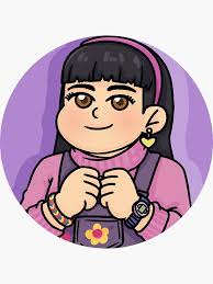 Cartoon Abby Turning Red" Sticker for Sale by LoserMangaka