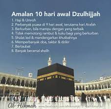 Pahala yang dijanjikan paling banyak. Amalan Di 10 Malam Pertama Bulan Zulhijjah Besar Ganjarannya Aku Sis Lin