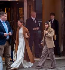 Meghan, Duchess of Sussex was spotted dining at Claridge's (a luxury hotel  in London's Mayfair neighborhood, on Oct. 7) with friend Malala Yousafzai.  This is the Duchess's first London outing since mo