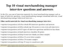 Salary information comes from 34,307 data points collected directly from employees, users, and past and present job advertisements on indeed in the past 36 months. Top 10 Visual Merchandising Manager Interview Questions And Answers