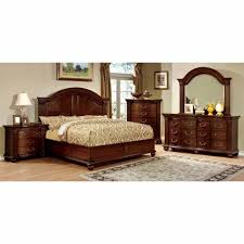 < image 1 of 8 >. Grandom Cherry 5 Pc Set Chest Queen Bed Night Stand Dresser Mirror Chest