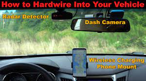 Filter by product type dash cams radar/laser detectors. How To Hardwire A Radar Detector Dashcam Wireless Charging Phone Mount Youtube