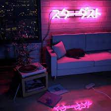 Let them spill out of the lamp onto the table. Art Form Custom Design Led Neon Signs With Acrylic Base Creative Lamp In 2021 Neon Bedroom Neon Room Aesthetic Bedroom