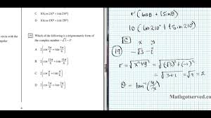 Mixed Review Complex Numbers Polar And Rectangular Form Youtube