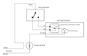 Wiring diagram of single tube light installation with electronic ballast. Remote Controlled Light Switch Retrofit With Manual Override And No Extra Writing