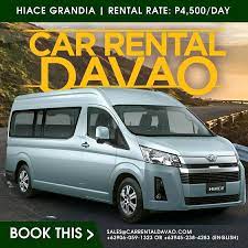 toyota hiace grandia rental in davao toyota hiace car rental rental car discounts