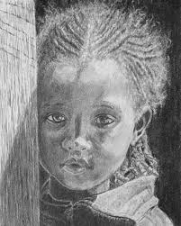 Ethiopian Girl Drawings for Sale